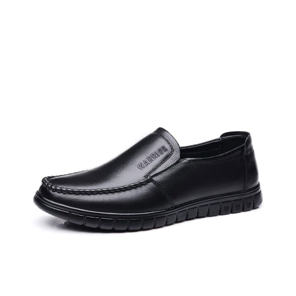 Кожаные повседневные туфли Top Grain Cow Leather для мужчин WARRIOR, оранжевый — фото 3