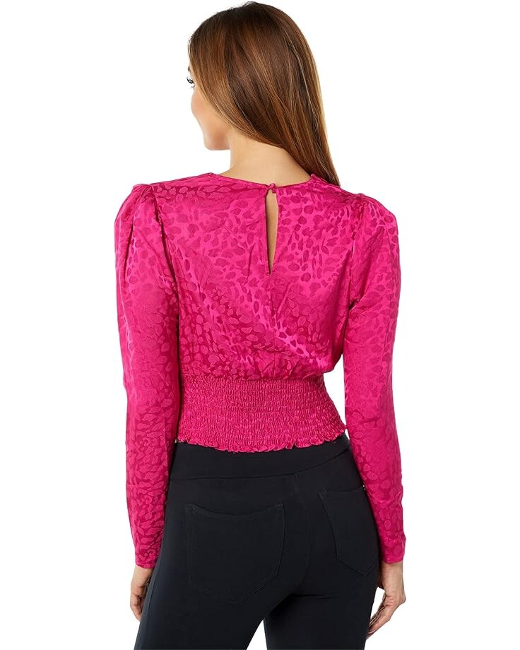 

Топ WAYF I'm Blushing Long Sleeve Top, цвет Berry