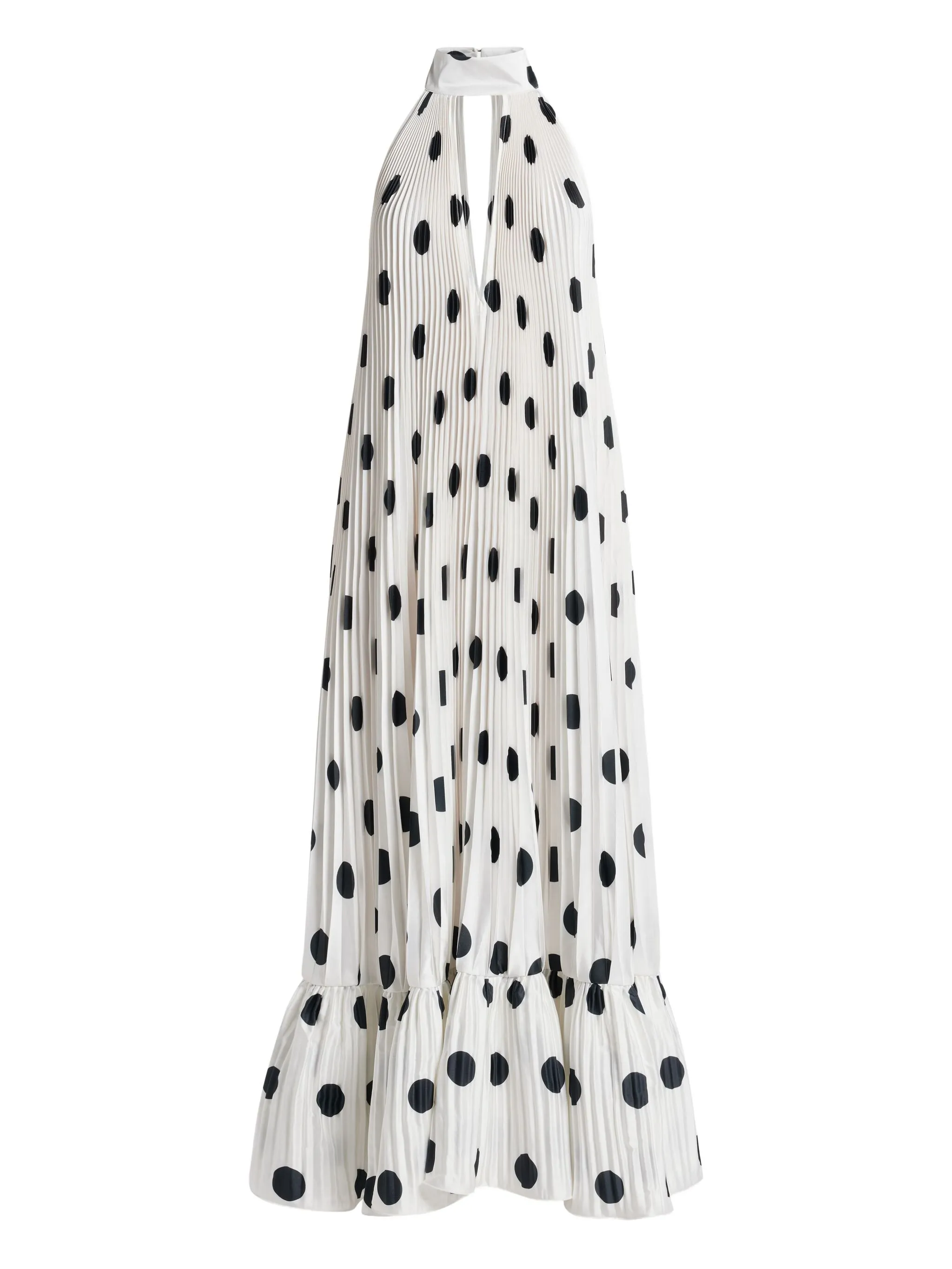 

Платье макси Libertie в горох L'Idée, белый