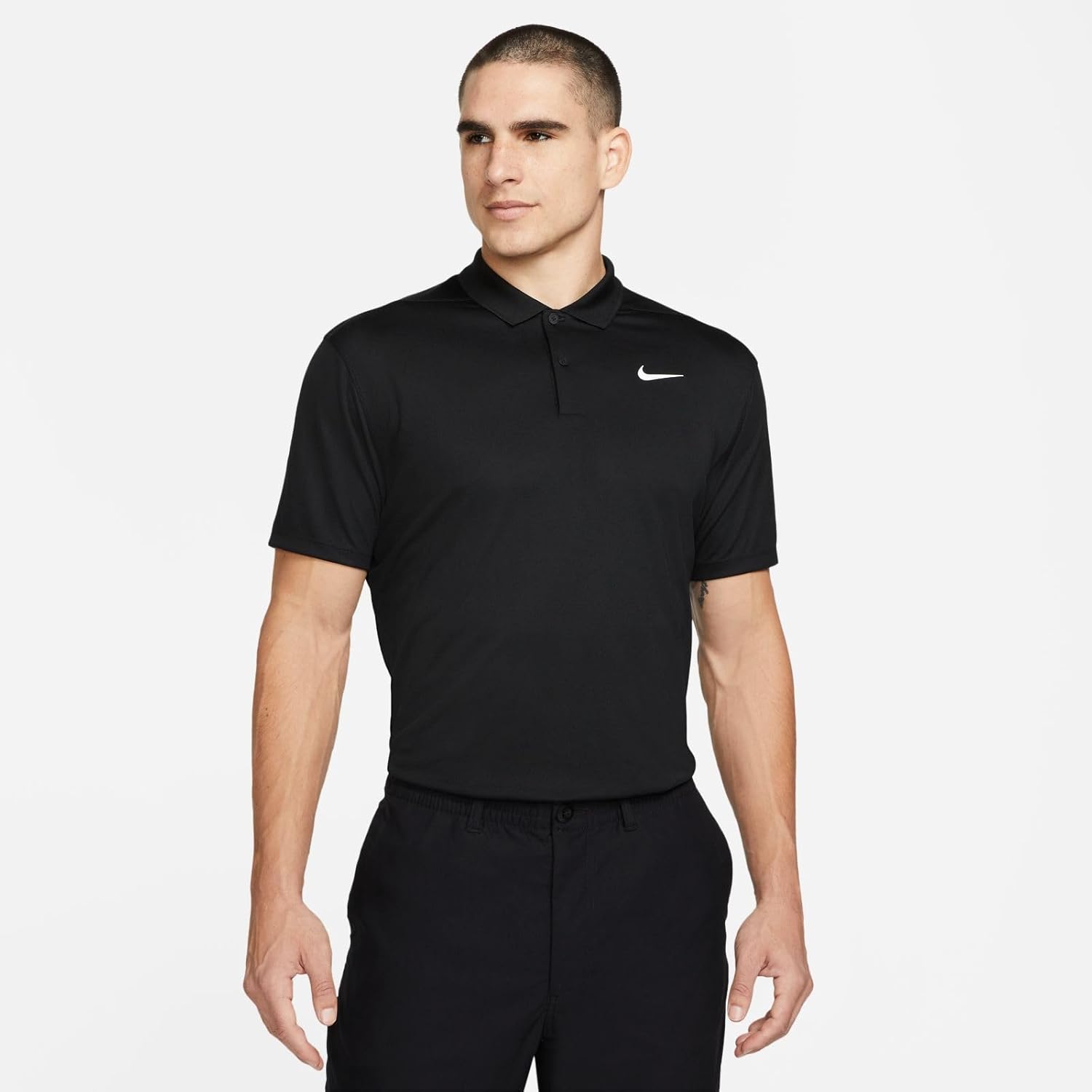 

Теннисное поло Nike Court Dri-fit для мужчин, Black/White, Белый, Теннисное поло Nike Court Dri-fit для мужчин, Black/White