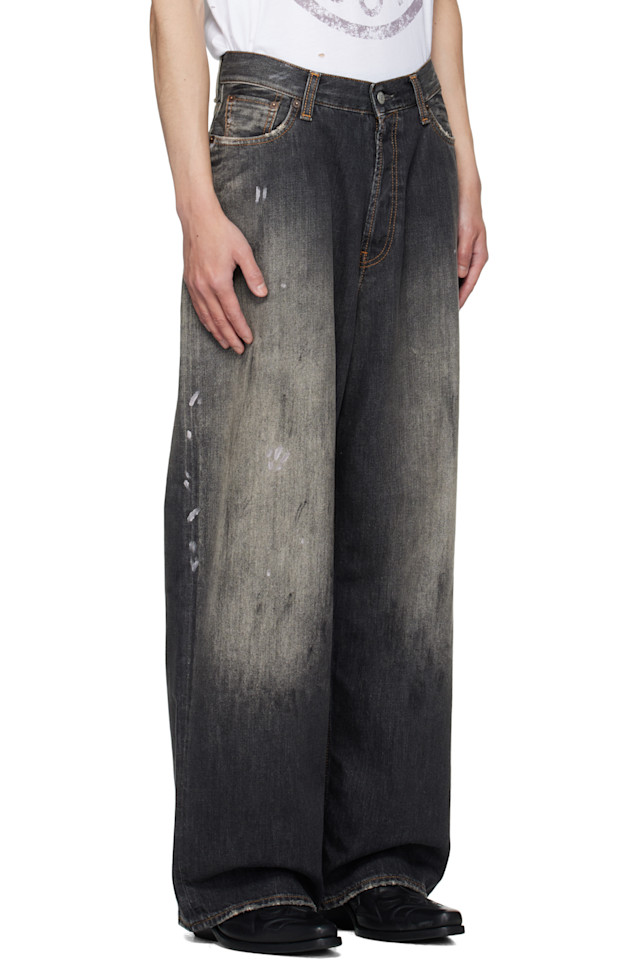 Acne Studios Серые джинсы свободного кроя 2023 года — фото 2