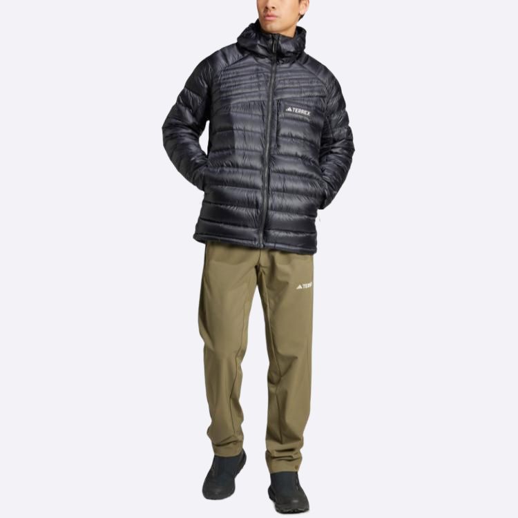 Adidas With AdiClub Terrex Xperior Cold.Rdy Down Hooded Jacket, Black — фото 3