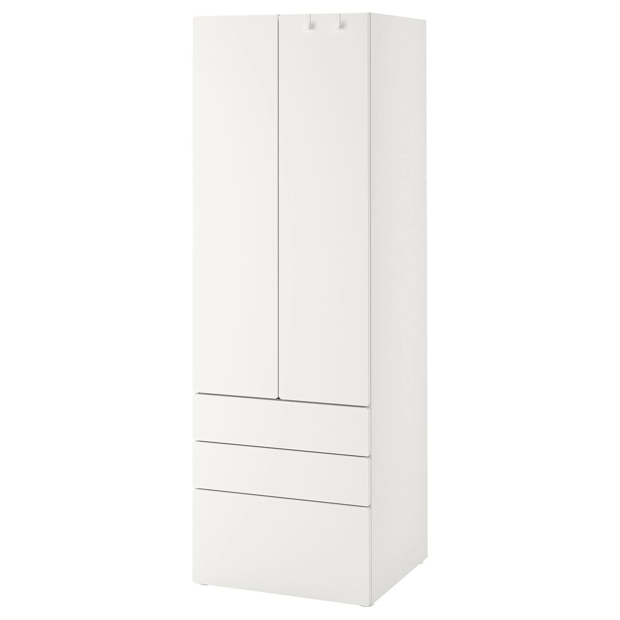 

Детский шкаф, белый, 60x57x181 см, с 3 ящиками PLATSA/SMÅSTAD IKEA