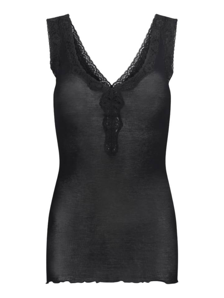 

Топ из хлопка Lacey черного цвета Seamless Basic