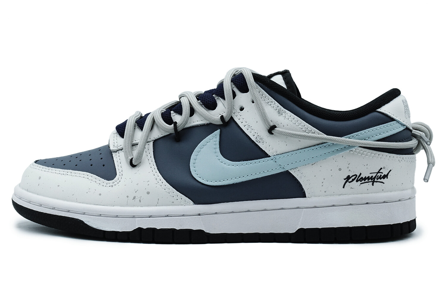 

Кроссовки Nike Dunk Skateboard Shoes Women's Low-Top Blue Gray