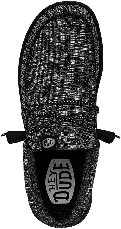 

Кеды Hey Dude Wally Sport Knit | Мужские лоферы | Мужские слипоны | Комфортные и легкие HEYDUDE, черный