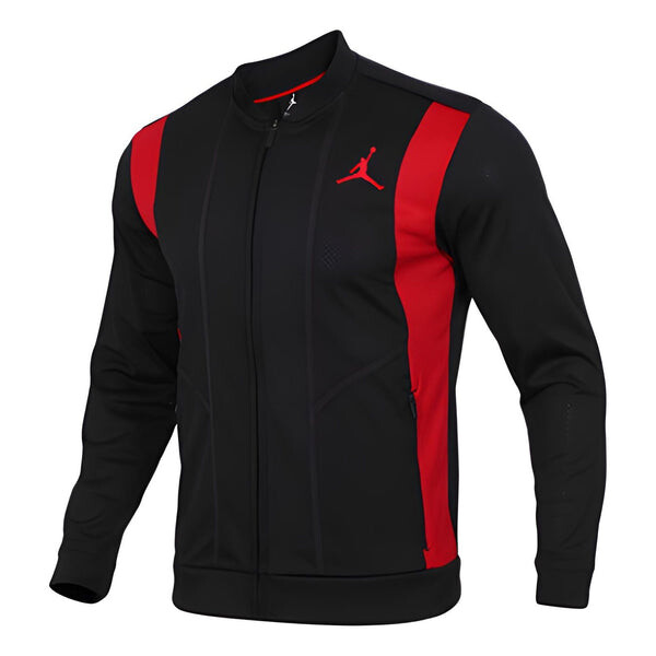 

Куртка Air Jordan Splicing Zipper Jacket Men's Black, черный