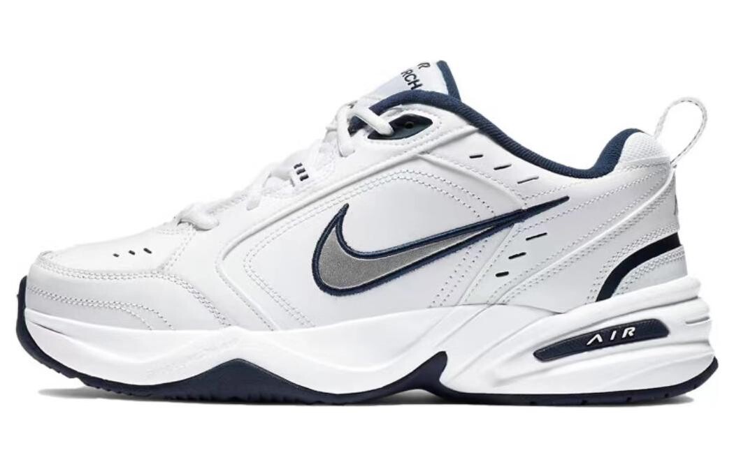 Массивные кроссовки Nike Air Monarch 4 унисекс, White/Blue — фото 4