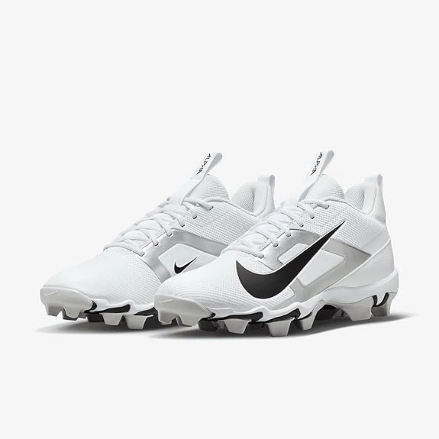 

Бутсы для футбола Nike Alpha Menace 4 Shark FN0028-100 белые черные мужские UWU793 Nike, белый