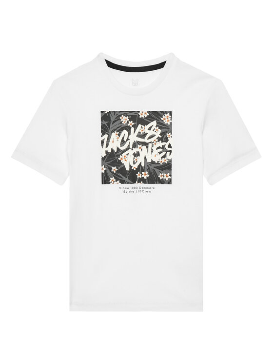 

Футболка стандартного кроя Hawaii 12269916 Jack&Jones Junior, белый
