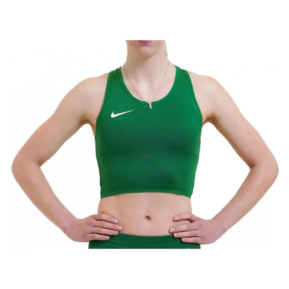 

Спортивный топ Nike Team Stock Cover, зеленый