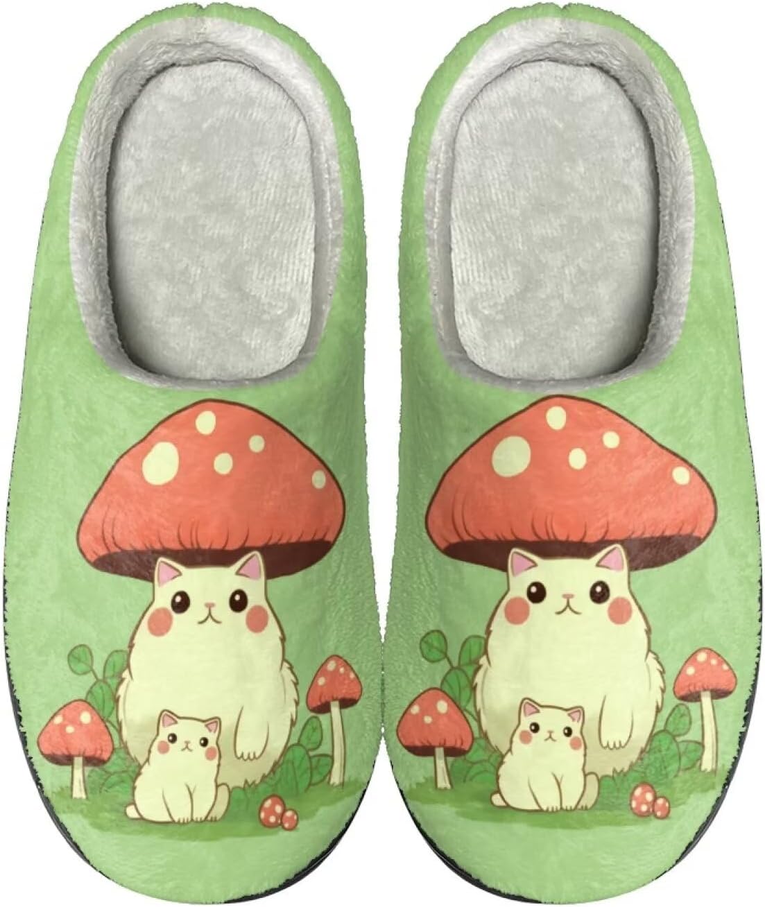 

Тапочки Flashideas для женщин и мужчин, мягкие, пушистые, теплые, домашние, с нескользящей подошвой, парные, повседневного стиля, Cute Cat