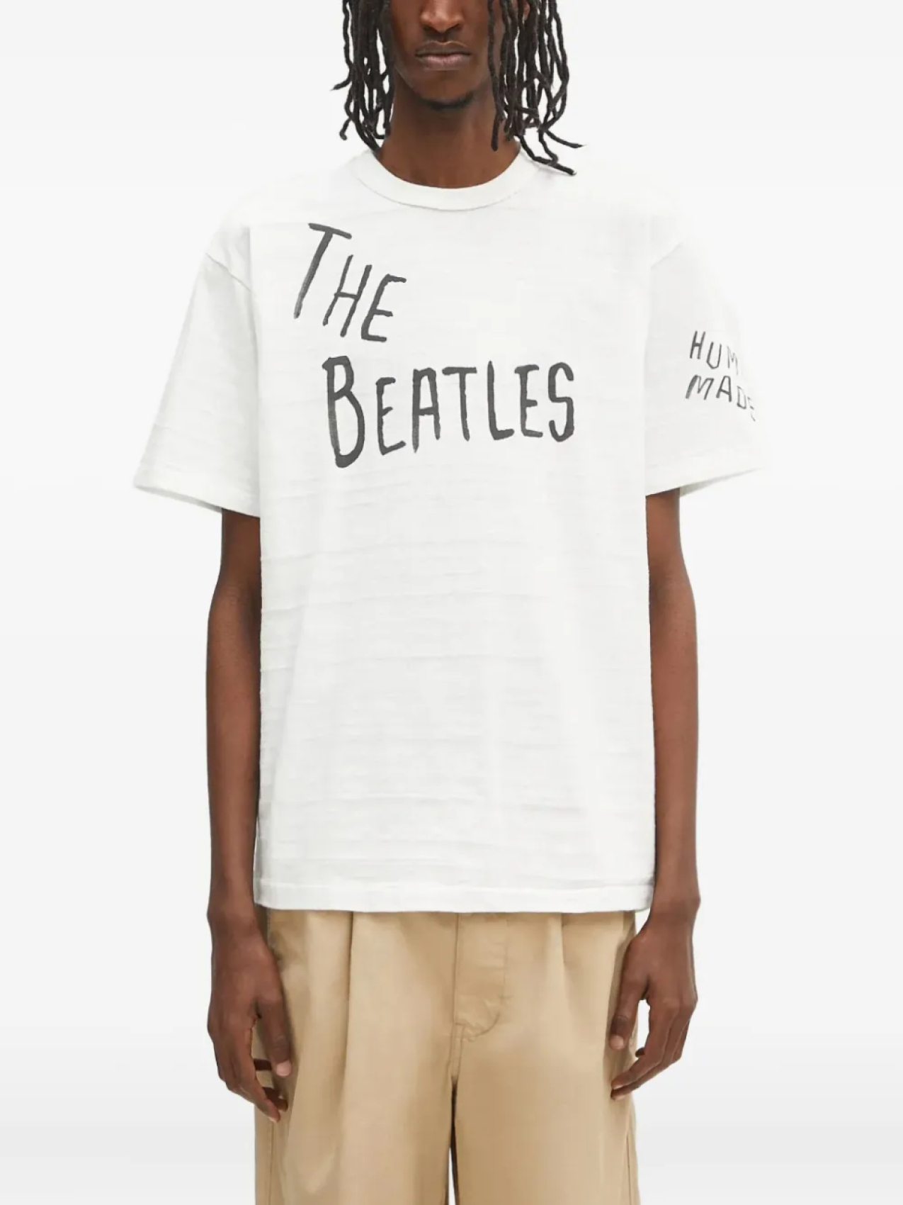 

Футболка с принтом The Beatles, созданная человеком Human Made, белый