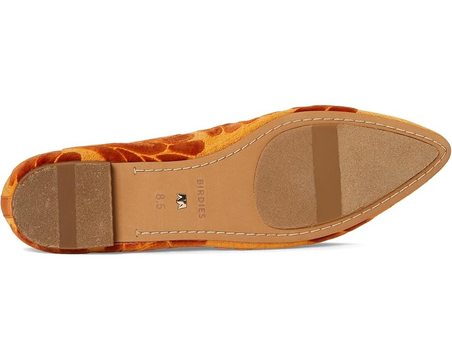 Туфли на плоской подошве Birdies The Sparrow Flat, цвет Marigold Velvet Embroidery — фото 3