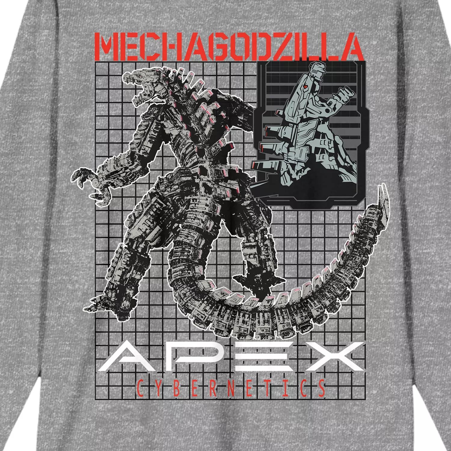 

Мужская футболка Godzilla Vs Kong Mecha Licensed Character