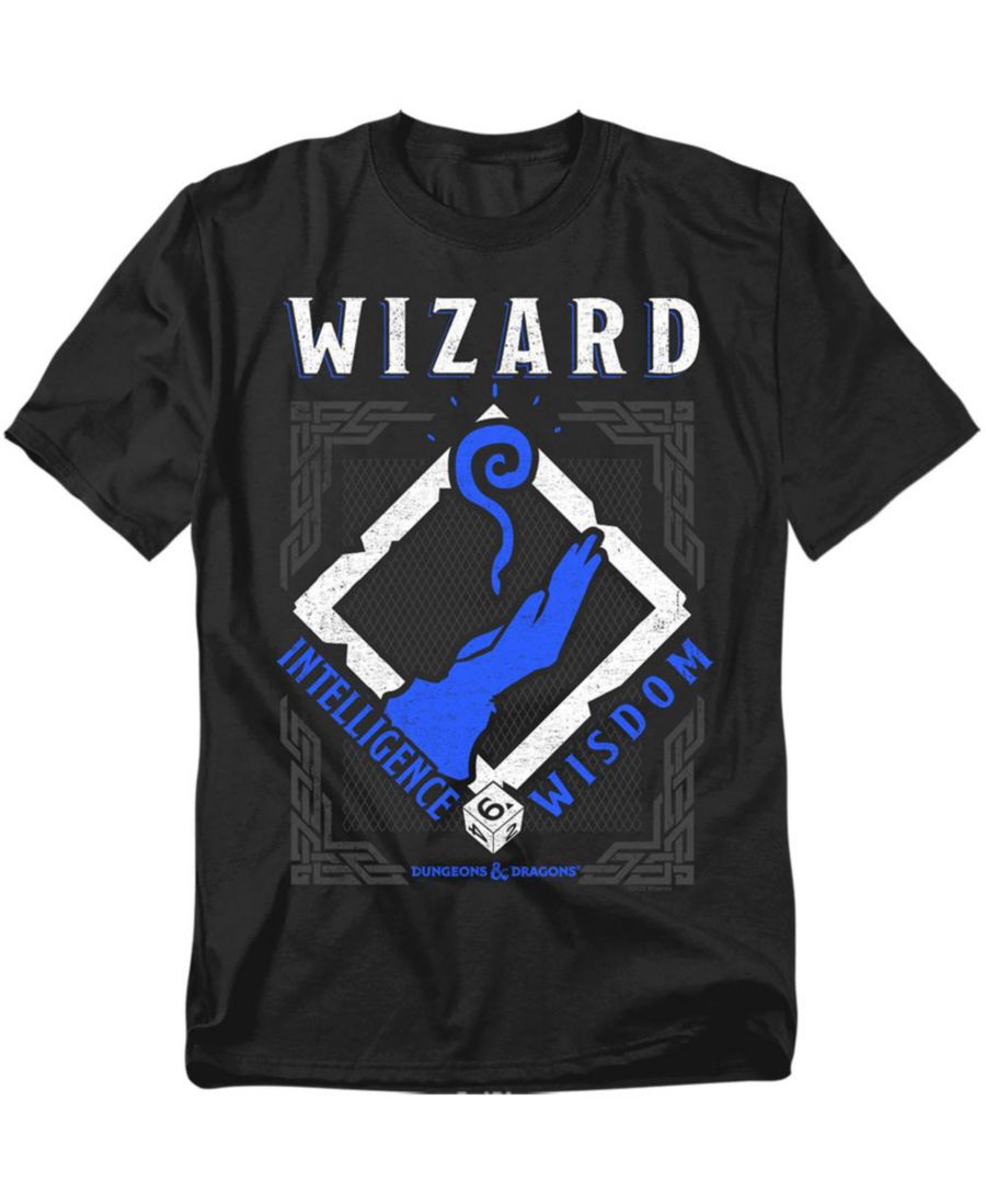 

Футболка больших размеров с изображением персонажей из игр Dungeons Dragons, Wizard Intelligence Wisdom D&D, Black, Черный, Футболка больших размеров с изображением персонажей из игр Dungeons Dragons, Wizard Intelligence Wisdom D&D, Black