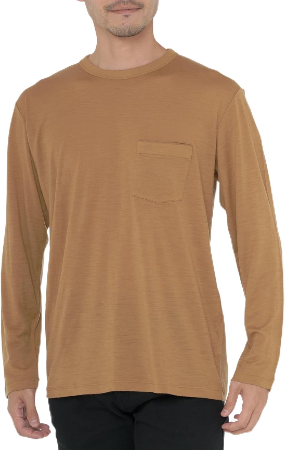 

Футболка с длинным рукавом Icebreaker, терморегулирующая, мериносовая шерсть, удобная, унисекс, 150% мериносовая шерсть, длинный рукав, карман, IT62371, унисекс для взрослых, рыжий, Оранжевый, Футболка с длинным рукавом Icebreaker, терморегулирующая, мери