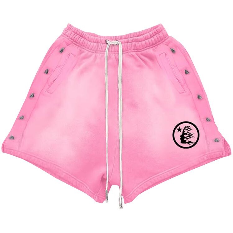 

Шорты Hellstar Snap Shorts Pink, розовый