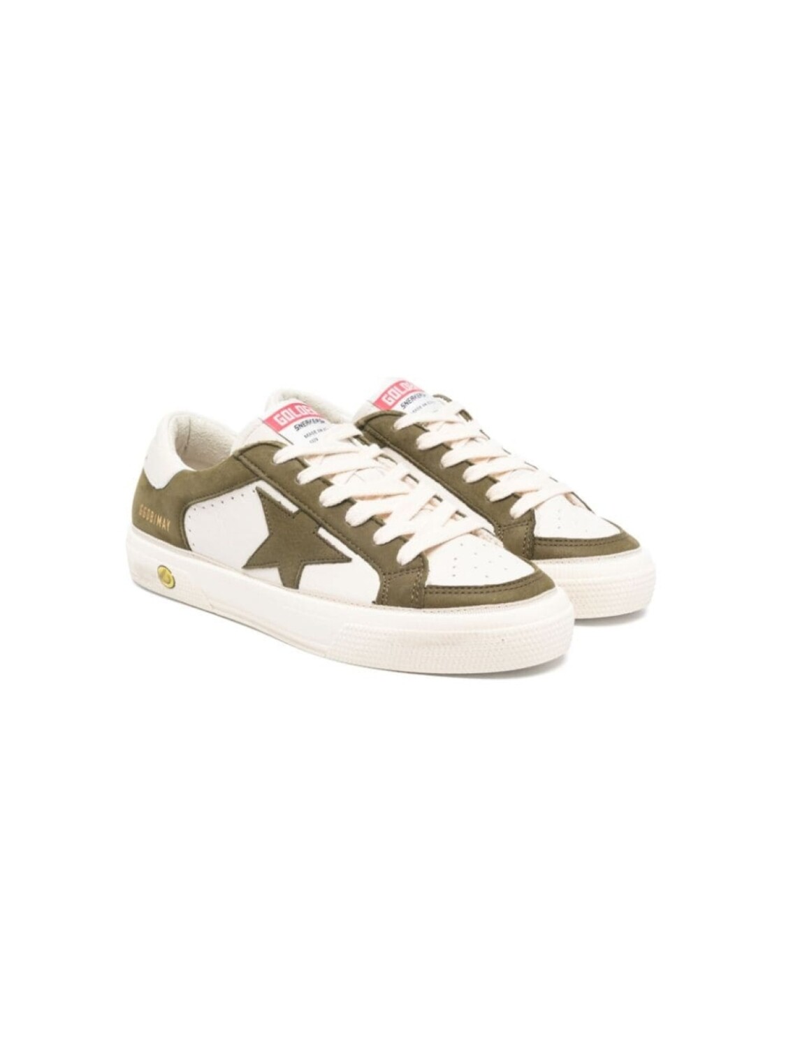 

Golden Goose Kids майские кроссовки, белый
