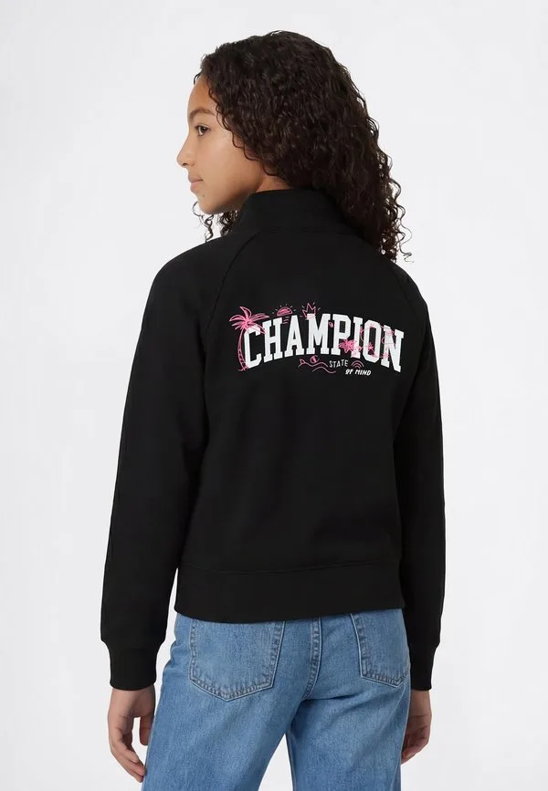 Толстовка на молнии с тропическим принтом от graphic shop Champion, Black — фото 2