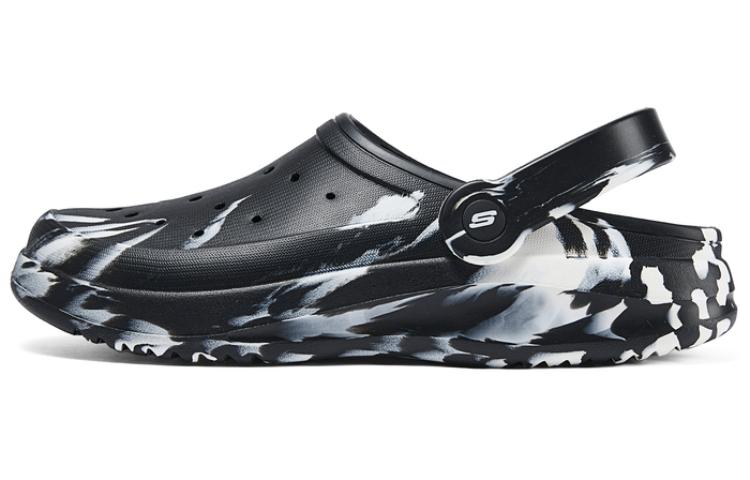 

Skechers Фомис Клоги мужские черно-белые, цвет Black White