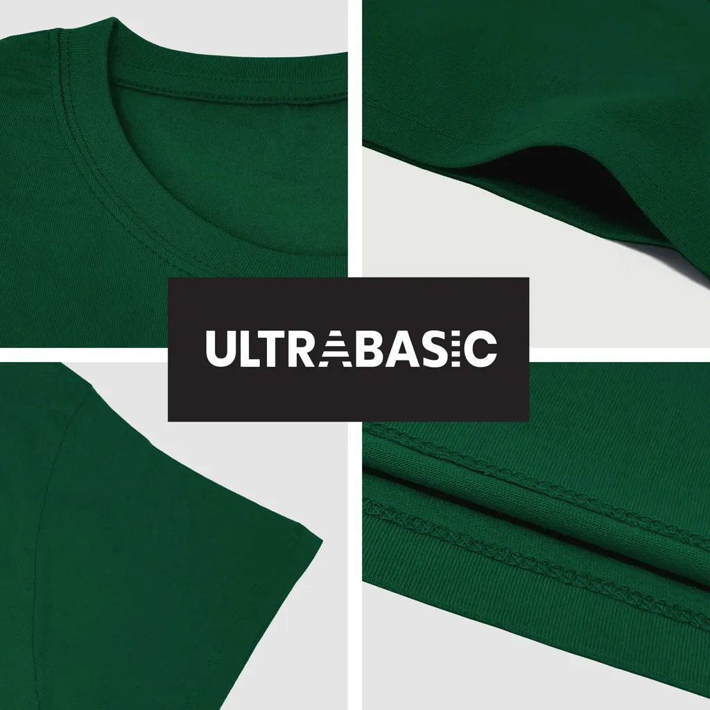

Мужская футболка с рисунком ULTRABASIC, темно-зеленый