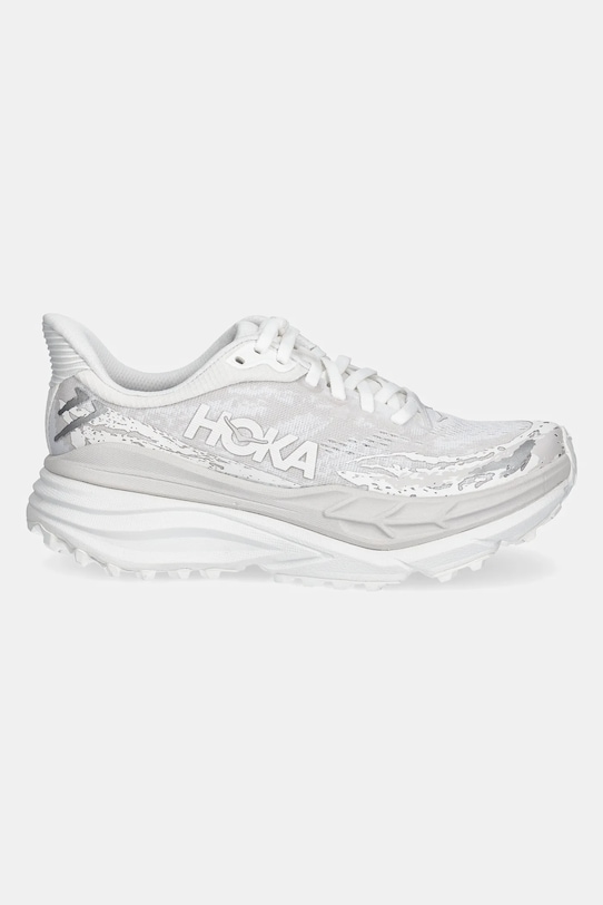 Женские кроссовки Hoka Stinson 5 на толстой подошве, белый — фото 2