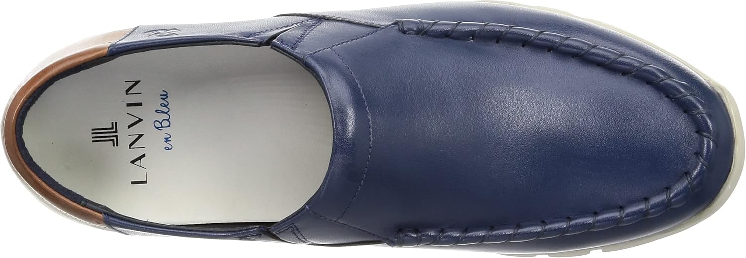 Мужские кроссовки LANVIN en Bleu (Ланвин он Блю), Nav — фото 3