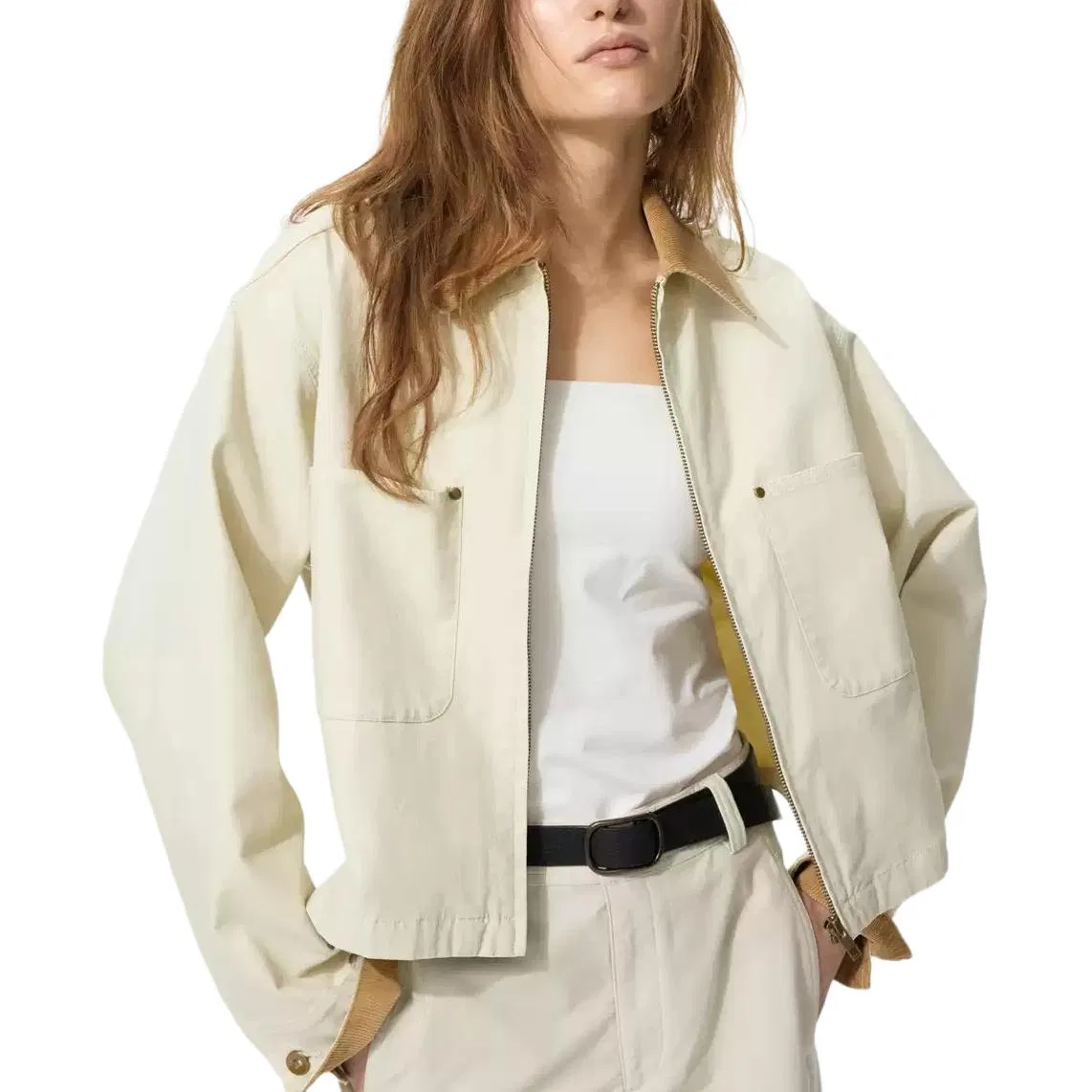 Куртка UNIQLO светло-бежевая