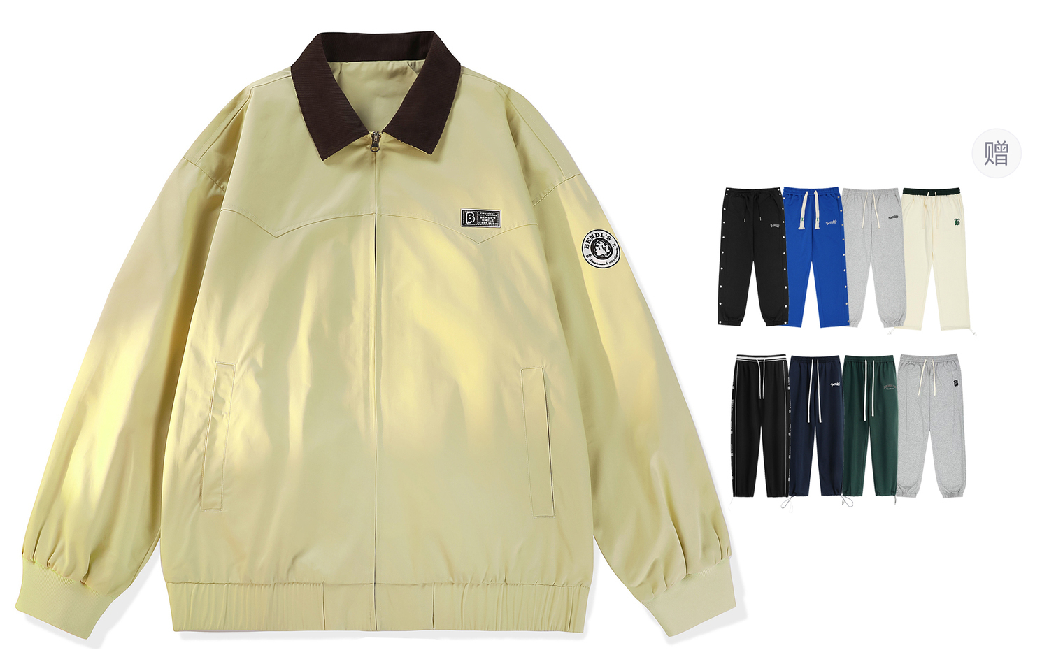 

BENDL'S Куртка Unisex, Light Yellow (Comes with Brand Casual Pants)