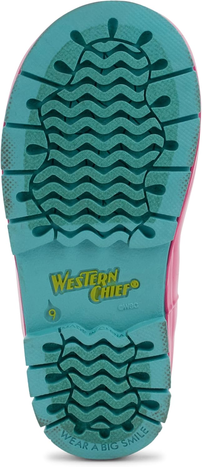 Детские резиновые сапоги Western Chief с ручками для надевания - премиальные водонепроницаемые сапоги для мальчиков и девочек, Mermaid Magic — фото 4