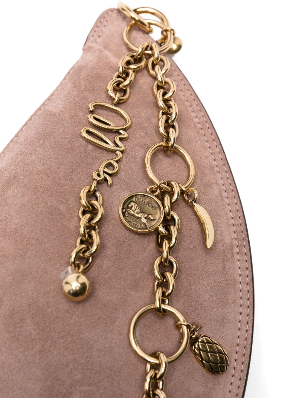 Сумка на плечо Icons с цепочным ремешком CHLOÉ, розовый — фото 4