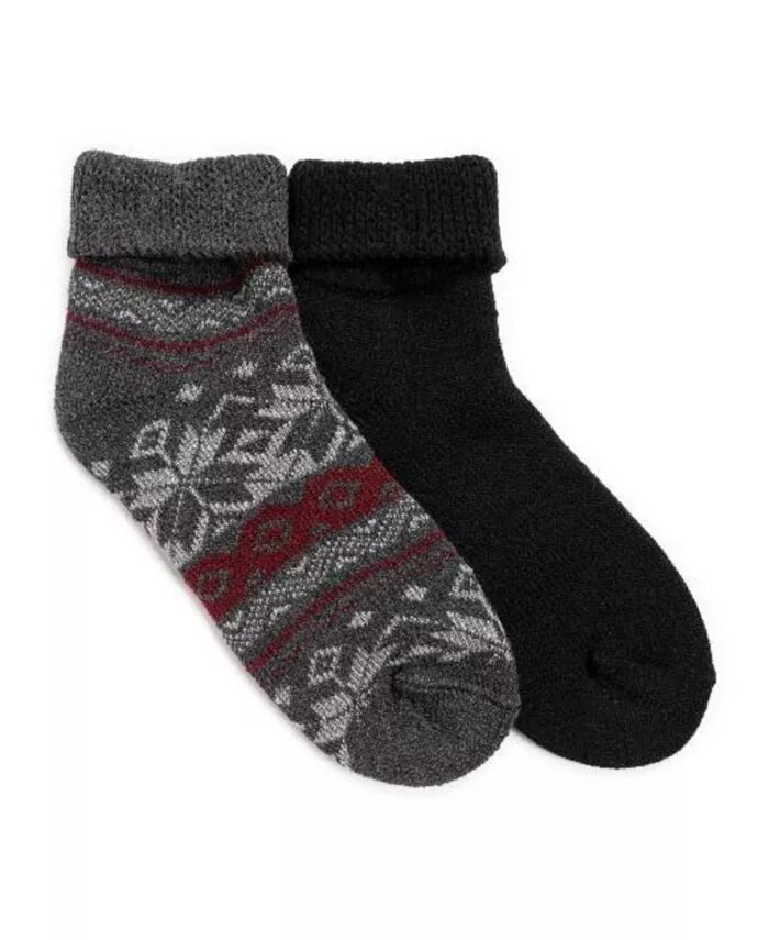 

Мужские короткие термоудерживающие носки (2 пары) MUK LUKS, серый