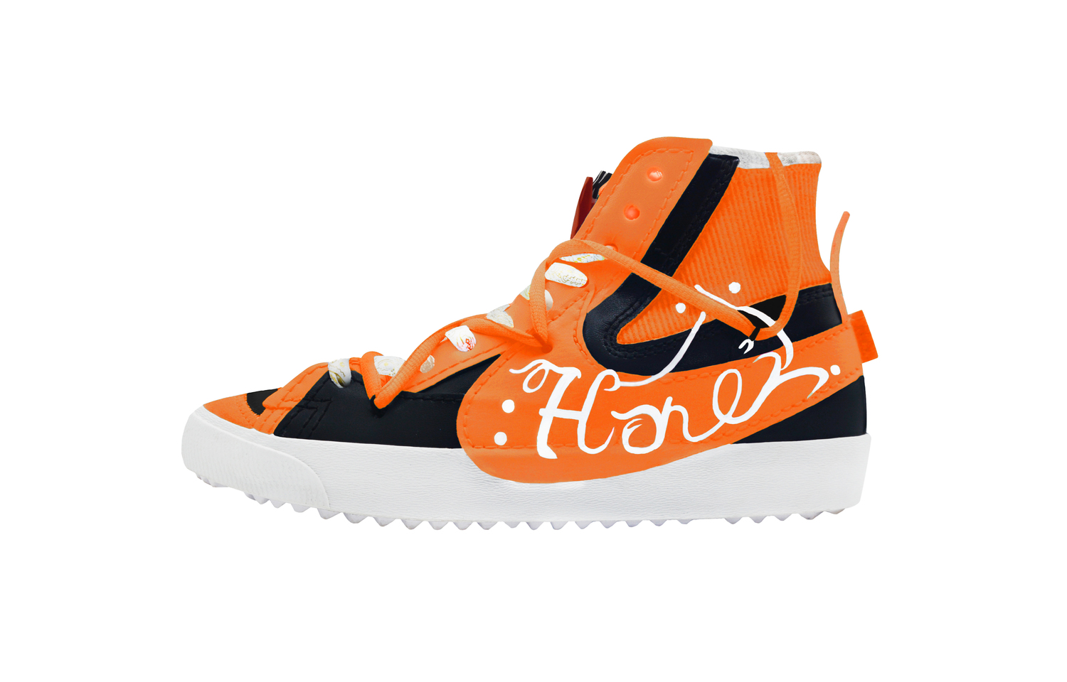 

Nike Блейзер Chubby Little Craftsman мид-топ скейтборд обувь унисекс оранжевый черный