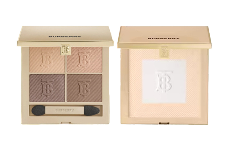 Набор для макияжа Burberry: тени для век 04 Cashmere Eye Shadow + пудра 01 Trench Coat — фото 2