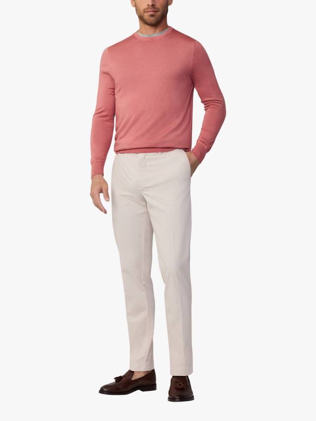 

Облегающие брюки из хлопчатобумажной смеси Hackett London, цвет Stone Beige