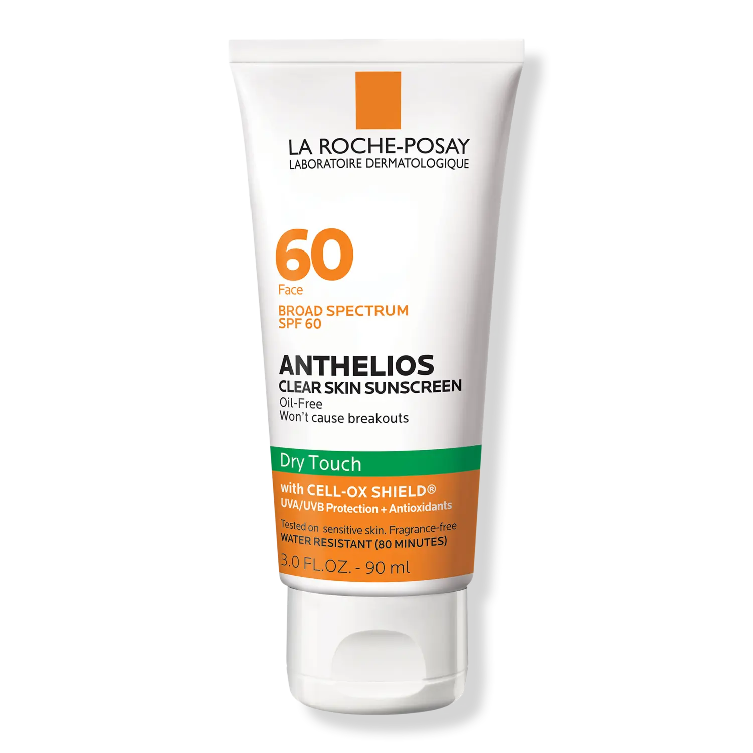 

Солнцезащитный крем для лица Anthelios Clear Skin Dry Touch SPF 60 La Roche-Posay, 3.0 oz