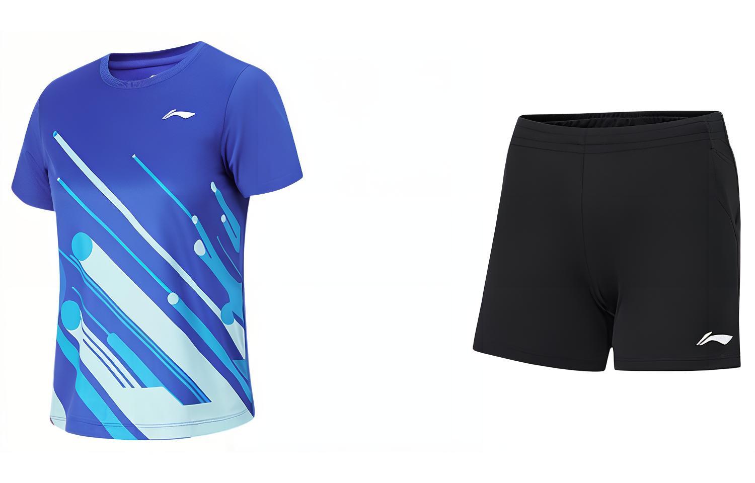 Детская серия для настольного тенниса casual sportswear LINING, ярко-синий — фото 3