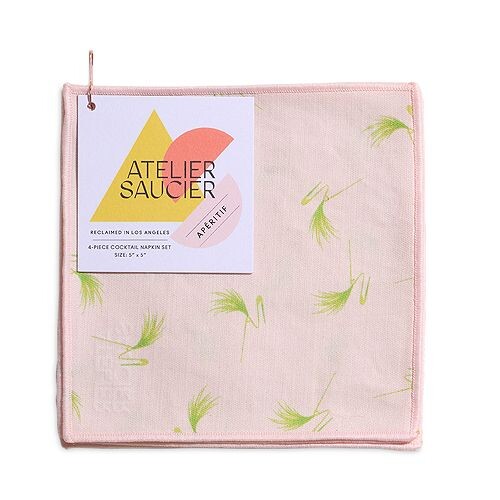 

Салфетки для коктейлей Flamingo Pin, набор из 4 шт. ATELIER SAUCIER, цвет Multi