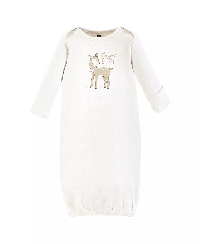 Комплект Hudson Layette Essentials для новорожденных девочек: платье, пеленка и головной убор на выбор Hudson Baby, розовый — фото 4