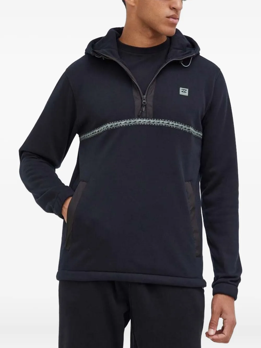 

Свитер с воротником на молнии Billabong, черный