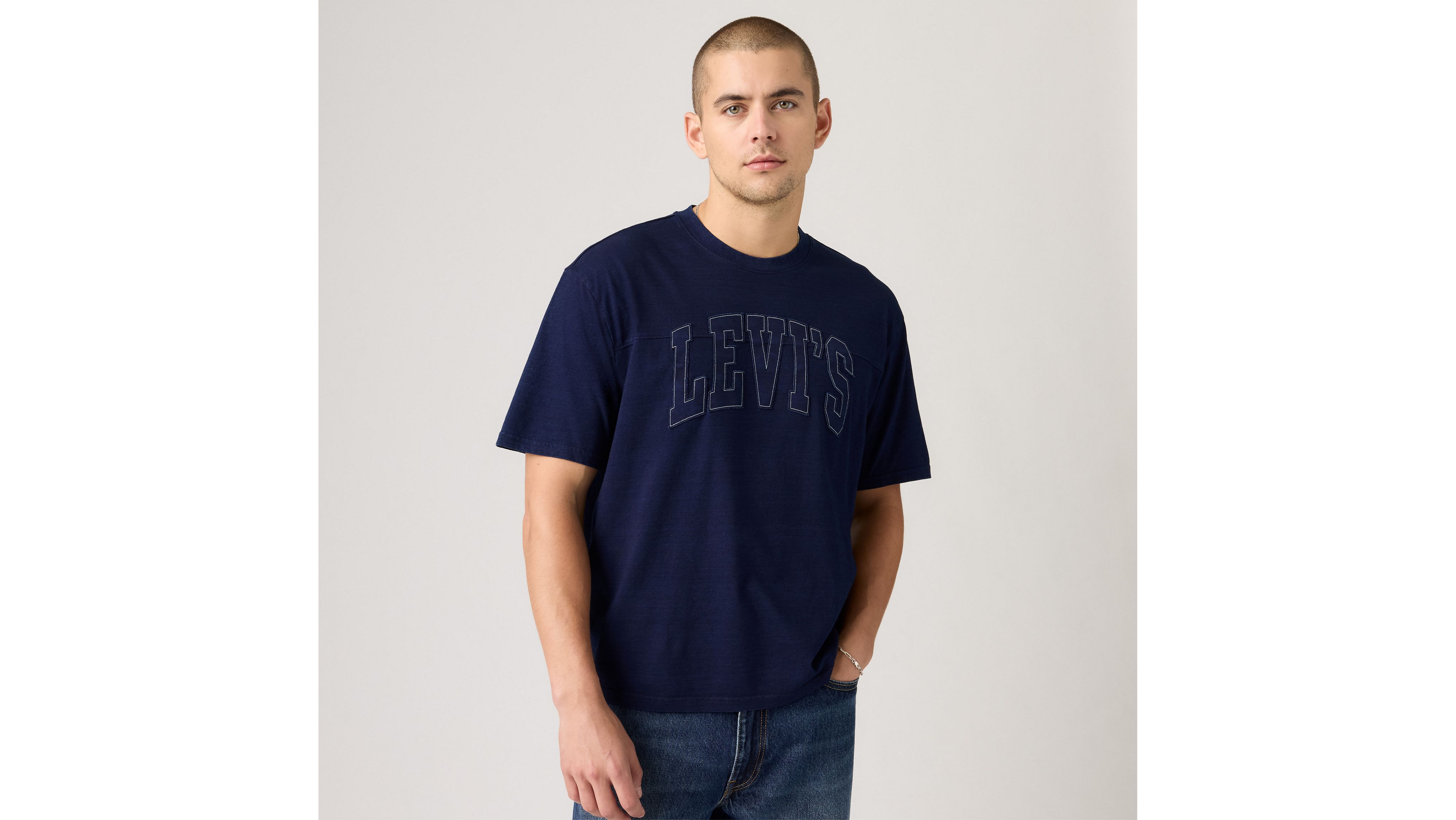 

Футболка Lockwood Practice Levi's, Lockwood Practice Tee Indigo - Blue
