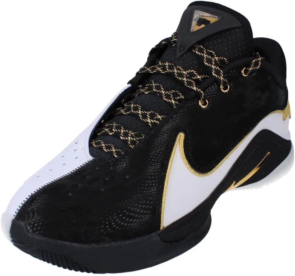 Мужские кроссовки Nike Lebron XXII, White Black Metallic Gold 100