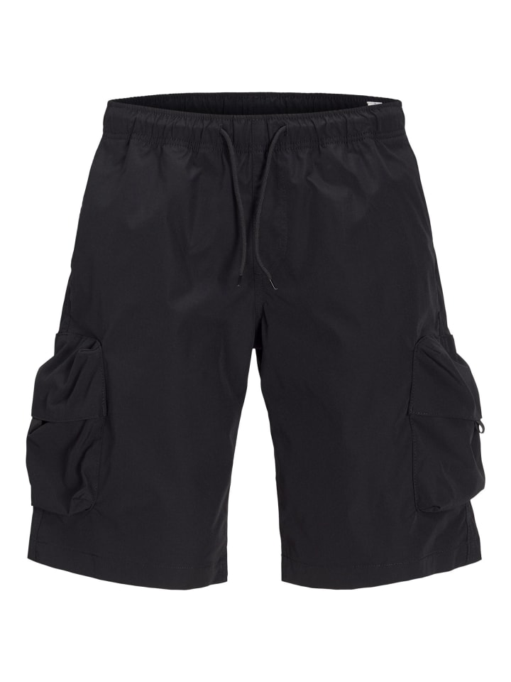 

Тканевые шорты Jack & Jones, черный