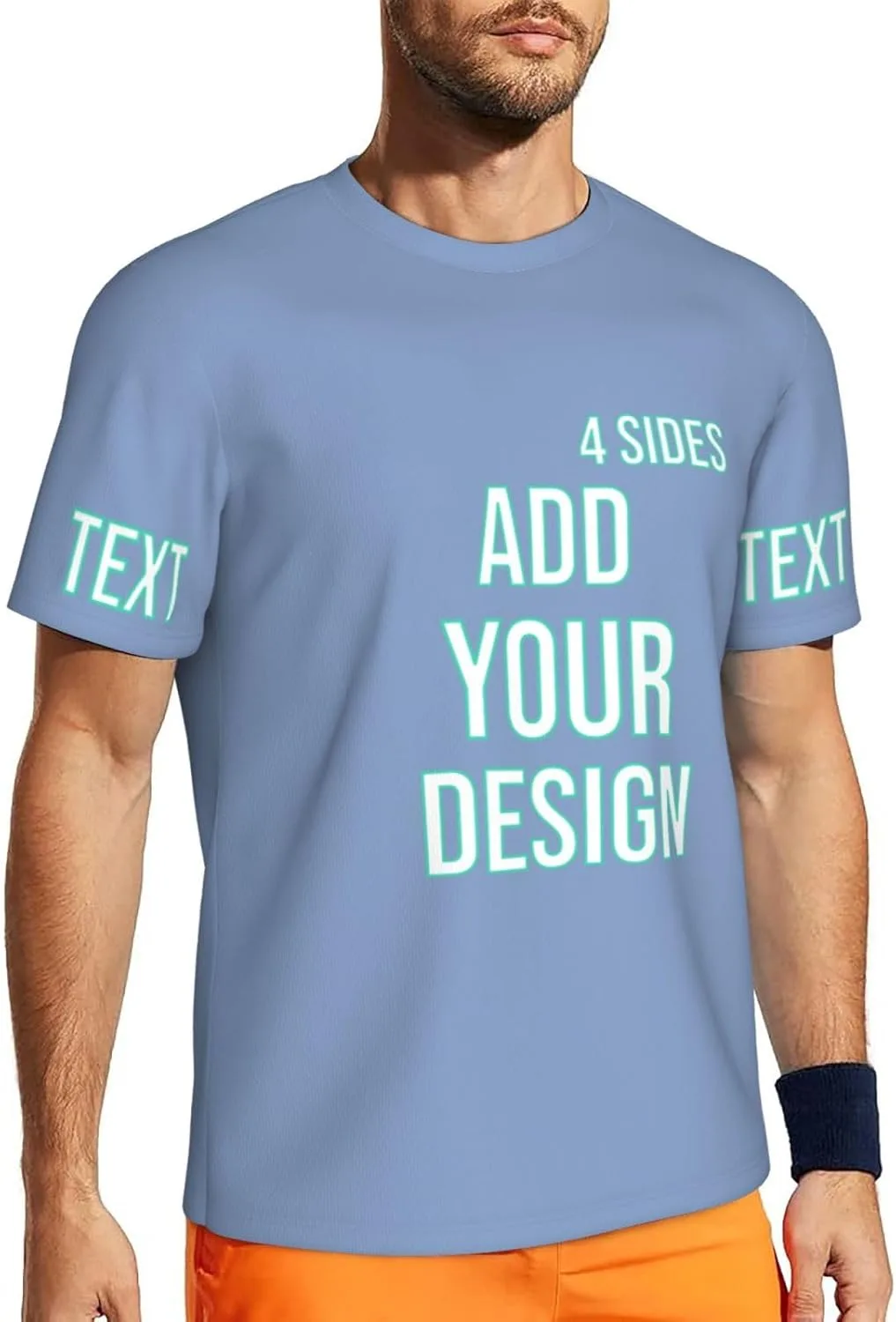 Футболка мужская Custom с принтом — фото 4