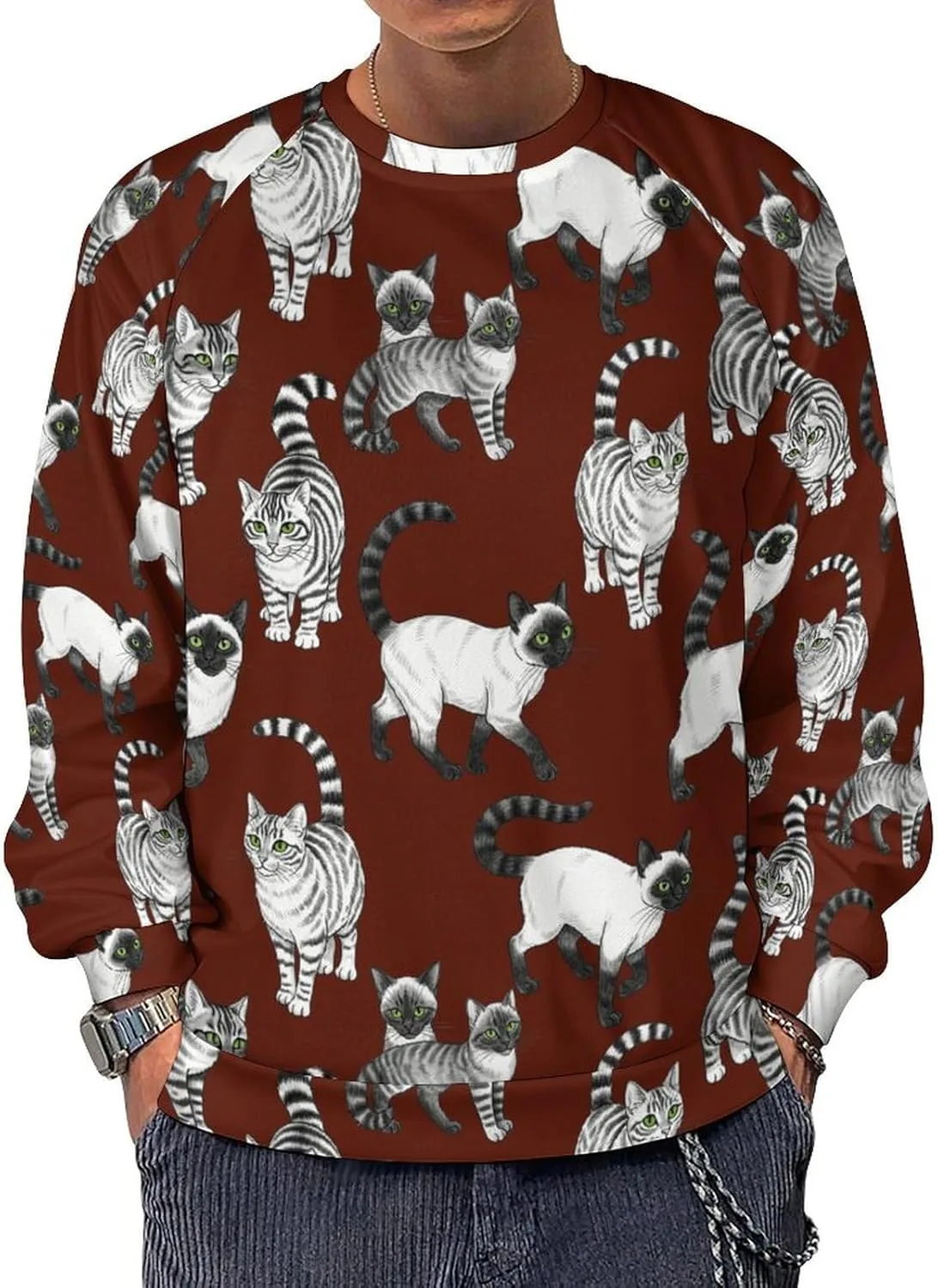 

Мужская осенняя толстовка с принтом дракона TAIZIYEAH