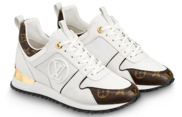Кроссовки lv run away calfskin sports shoes white Louis Vuitton, белый — фото 3