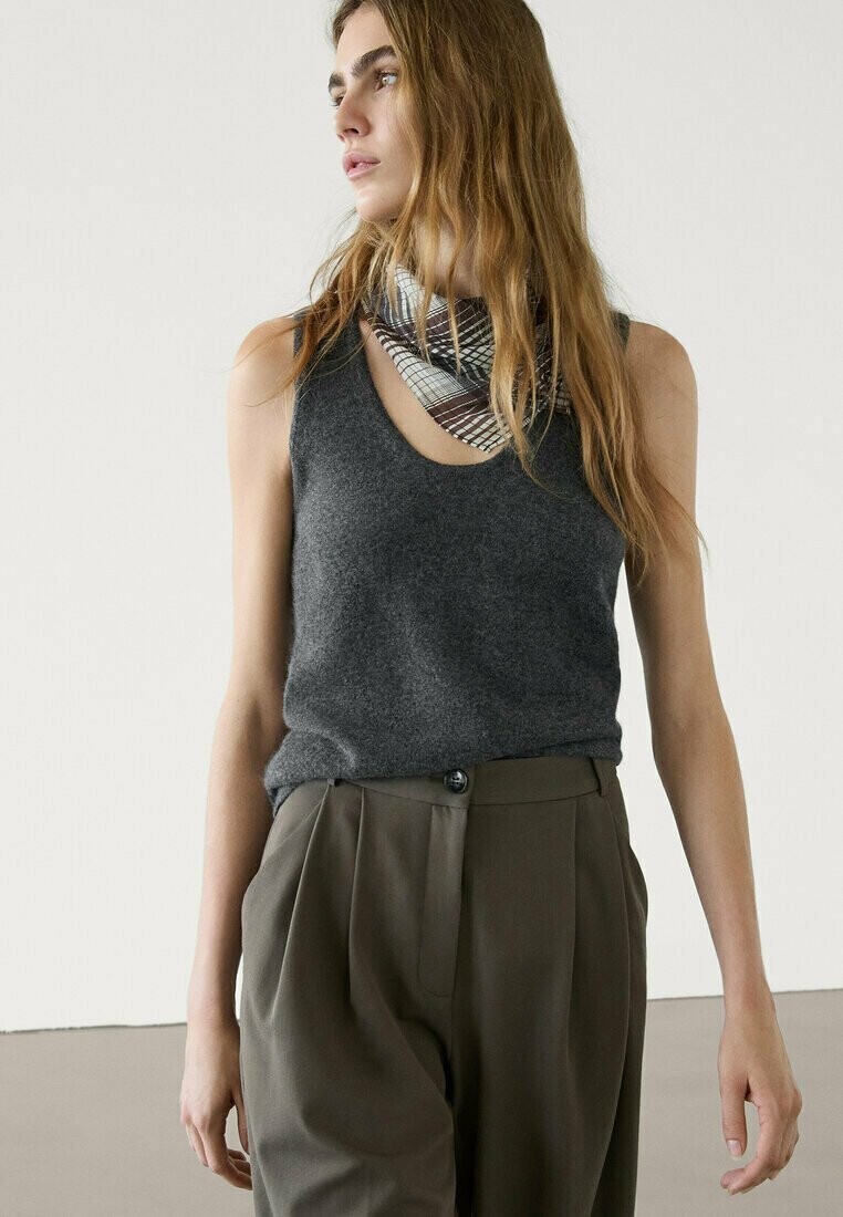 

Брюки STRAIGHT Massimo Dutti, коричневый