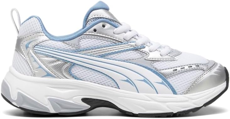 Детские кроссовки Puma Unisex-Child Morphic (для детей постарше), белый/синий — фото 2