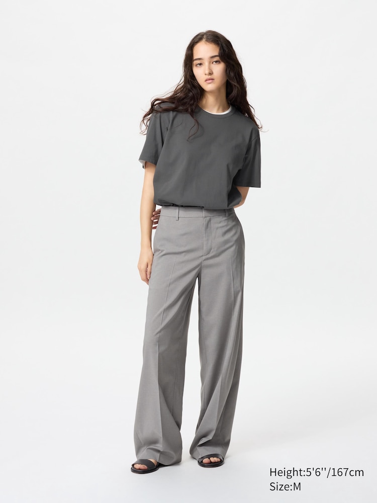 Футболка UNIQLO из хлопка Supima, синяя — фото 3